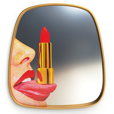 Mirror Gold Frame Tongue