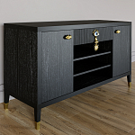 Комод-буфет Elsa Dreams Black с открытыми полками   варинант исполнения - 2 | Loft Concept в Брянске