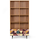 Широкий стеллаж с принтом Elise Rack варинант исполнения - 6 | Loft Concept в Брянске