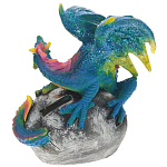 Декоративная статуэтка Дракон Blue Multicolor Dragon Statuette варинант исполнения - 2 | Loft Concept в Брянске