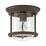 Потолочный светильник для ванных комнат со стеклянным плафоном и одной лампой Hinkley варинант исполнения - 8 | Loft Concept в Брянске