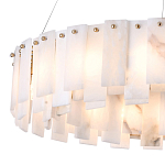 Люстра круглая декорированная натуральным камнем Stone Interior Accent варинант исполнения - 3 | Loft Concept в Брянске