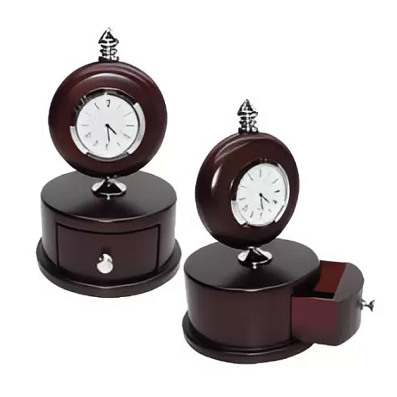 Часы настольные интерьерные Time Forward Коричневый Часы настольные интерьерные Time Forward Коричневый в Брянске | Loft Concept