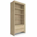  Стеллаж 2 ящика 4 открытые полки Flowchart 90 см варинант исполнения - 2 | Loft Concept в Брянске