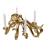 Большой Подсвечник золотой Осьминог Gold Octopus Candlestick  варинант исполнения - 1 | Loft Concept в Брянске