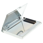 Визитница карманная металлическая с накладкой из натурального камня Серафинит Stone Business Card Holders  варинант исполнения - 3 | Loft Concept в Брянске