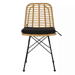 Стул с ротанговым плетением Wicker Stool без подлокотников варинант исполнения - 1 | Loft Concept в Брянске