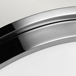 Потолочный светильник для ванных комнат цвета хром с вытянутым плафоном из молочного стекла Feiss варинант исполнения - 4 | Loft Concept в Брянске