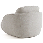 Полукруглое кресло из обивки меланж Halle Melange Armchair варинант исполнения - 7 | Loft Concept в Брянске