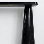 Консоль чёрная на 2-х конусообразных ножках Eros варинант исполнения - 3 | Loft Concept в Брянске