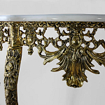 Консоль из бронзы с мраморной столешницей Bronze Console варинант исполнения - 1 | Loft Concept в Брянске