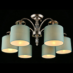 Люстра потолочная Nikoletta с бирюзовым плафоном варинант исполнения - 1 | Loft Concept в Брянске