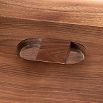 ТВ-тумба из массива ореха Robinett Wooden TV Stand варинант исполнения - 6 | Loft Concept в Брянске