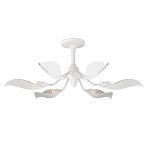 Потолочный светильник с плафонами в виде белых лепестков Delicate Flower варинант исполнения - 2 | Loft Concept в Брянске