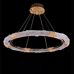 Люстра в форме кольца с золотым декором Warm Heavenly Light варинант исполнения - 1 | Loft Concept в Брянске