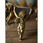 Чаша с орнаментом на бронзовых ножках в виде ангелов Eden Garden варинант исполнения - 7 | Loft Concept в Брянске