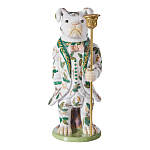 Подсвечник в виде собачки из фарфора с бронзовыми элементами Eden Garden варинант исполнения - 4 | Loft Concept в Брянске