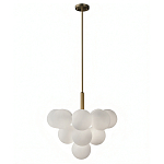 Люстра круглая со стеклянными сферами Maleficent варинант исполнения - 4 | Loft Concept в Брянске