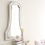 Зеркало в серебристой фигурной раме Silver Reflection варинант исполнения - 4 | Loft Concept в Брянске