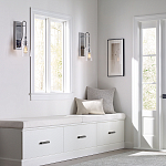 Бра с плафоном в форме колокола из прозрачного стекла с пузырьками Feiss варинант исполнения - 6 | Loft Concept в Брянске