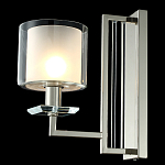 Бра с геометрическим каркасом из металла и цилиндрическим стеклянным плафоном Laurent варинант исполнения - 4 | Loft Concept в Брянске