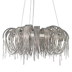 Люстра круглая подвесная с металлическими дугами и длинными цепочками 80 см Atlantis Chain варинант исполнения - 1 | Loft Concept в Брянске