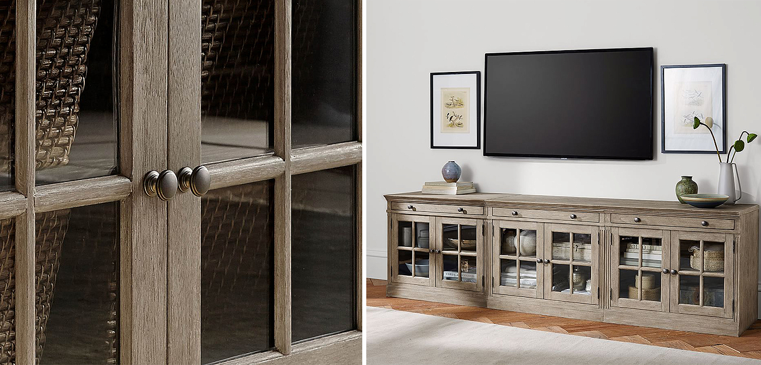 Комод длинный Benjamin Glass Doors long Комод длинный Benjamin Glass Doors long - Loft-Concept в Брянске