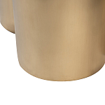 Стол журнальный круглый керамогранит белый Keramos варинант исполнения - 4 | Loft Concept в Брянске