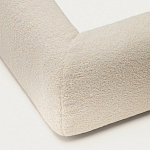 Кровать со съемным бежевым чехлом из ткани букле White Boucle Collection варинант исполнения - 5 | Loft Concept в Брянске