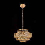 Люстра хрустальная в неоклассическом стиле на золотистом каркасе Majesty варинант исполнения - 2 | Loft Concept в Брянске