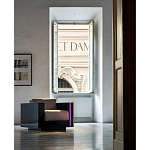 Дизайнерское кожаное кресло Poltronova Saratoga Armchair варинант исполнения - 4 | Loft Concept в Брянске