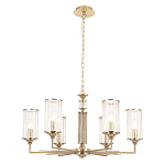 Люстра с 6-ю цилиндрическими стеклянными плафонами Jeanette варинант исполнения - 1 | Loft Concept в Брянске