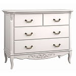 Комод белый из массива бука в стиле прованс White Provence варинант исполнения - 2 | Loft Concept в Брянске