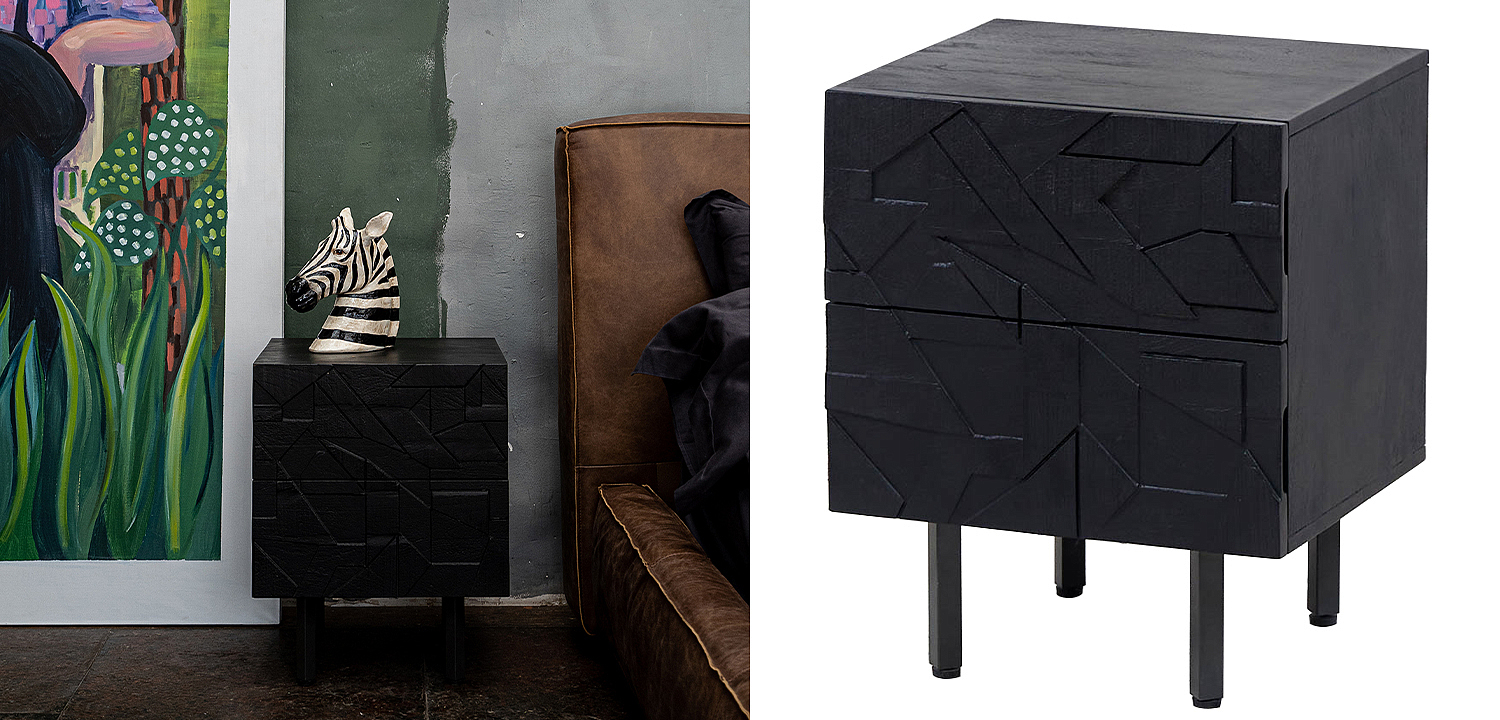 Тумба Polygonal Ornament Nightstand Тумба Polygonal Ornament Nightstand - Loft-Concept в Брянске