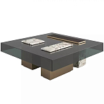 Дизайнерский журнальный стол с квадратной столешницей на 3-х ножках Oloha варинант исполнения - 1 | Loft Concept в Брянске