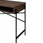 Стол рабочий в стиле лофт с ящиком и нишей для хранения Urban Style Space 2 варинант исполнения - 5 | Loft Concept в Брянске