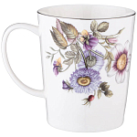 Кружка фарфоровая с рисунком цветов 400 мл Garden Whisper Porcelain Set  варинант исполнения - 1 | Loft Concept в Брянске