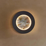 Бра в форме диска цвета латунь Brass Borders варинант исполнения - 5 | Loft Concept в Брянске