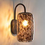 Бра с плафоном из янтарного стекла Amber Olmos Wall Lamp варинант исполнения - 3 | Loft Concept в Брянске