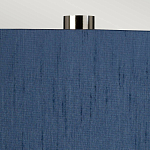 Настольная лампа с цилиндрическим абажуром и прозрачным стеклянным основанием Quintiesse варинант исполнения - 10 | Loft Concept в Брянске