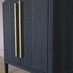 Современный Буфет Primo с 2 дверцами Черный дуб варинант исполнения - 5 | Loft Concept в Брянске