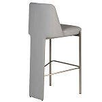 Стул барный серый с обивкой из экокожи Special Support варинант исполнения - 2 | Loft Concept в Брянске