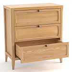 Комод с 3-мя ящиками светлый дуб Silva Oak Chest of Drawers варинант исполнения - 4 | Loft Concept в Брянске
