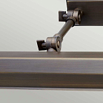 Светильник для картин с призматическим плафоном и двойными регулируемыми шарнирами Elstead Lighting варинант исполнения - 45 | Loft Concept в Брянске