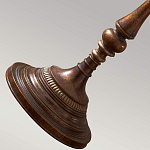 Торшер классического стиля цвета темная бронза с бежевым льяным абажуром Feiss варинант исполнения - 4 | Loft Concept в Брянске