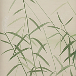 Обои ручная роспись Wild Grasses Special Colourway on Bleached Silver slub silk варинант исполнения - 1 | Loft Concept в Брянске