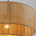 Подвесной светильник с абажуром из плтеного бамбука Light Inside the Cell варинант исполнения - 6 | Loft Concept в Брянске