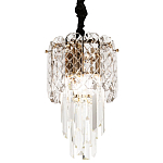 Подвесной хрустальный светильник Harmonica Crystal Gold Hanging Lamp варинант исполнения - 1 | Loft Concept в Брянске