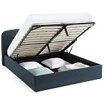 Двуспальная кровать с подъемным механизмом Mathise Bed Deep Blue варинант исполнения - 4 | Loft Concept в Брянске