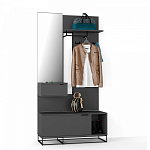 Вешалка настенная цвета графит Strict Lines варинант исполнения - 2 | Loft Concept в Брянске